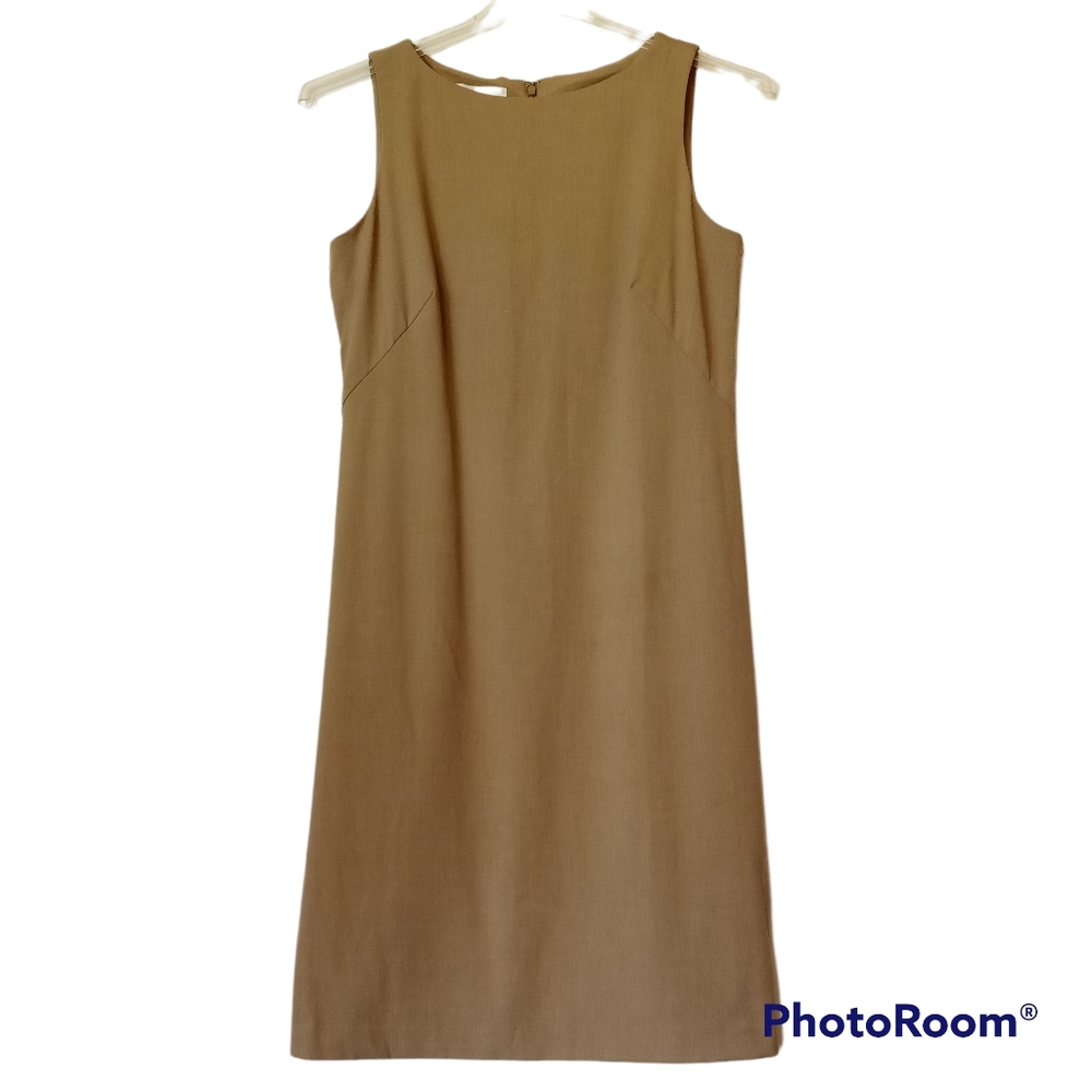 Women's Sheath Dress Tan/Light Brown size 8 NWT/NEW Studio by London Times